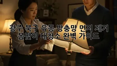 광주 북구 유동 방충망 먼지 제거, 봄맞이 대청소 완벽 가이드!